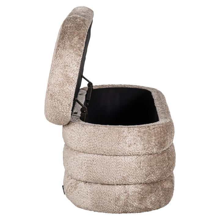 Poef & Voetenbank Camille sheep natural