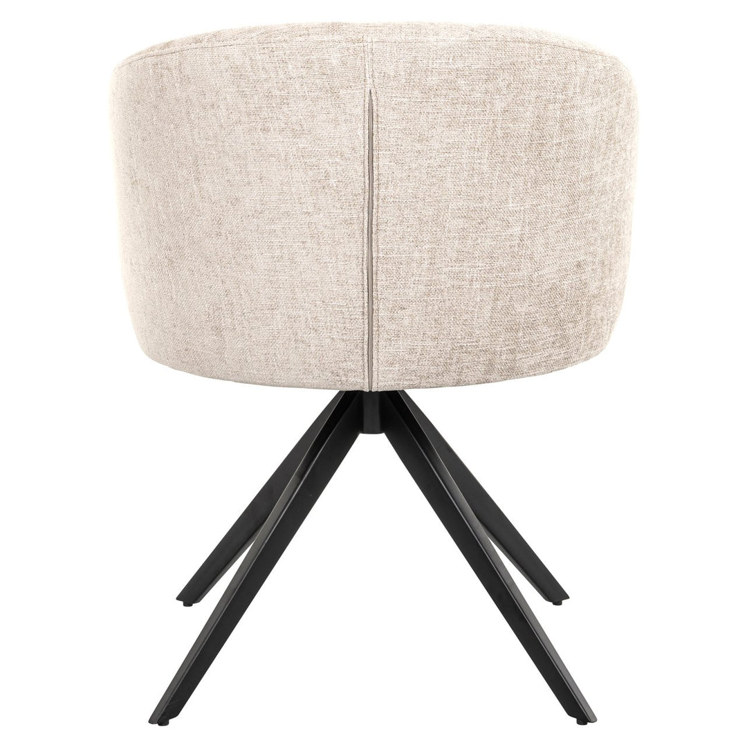 Eetkamerstoel Olivia natural miami swivel