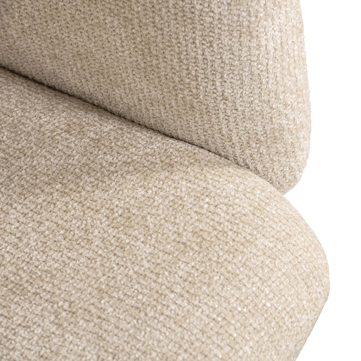 Eetkamerstoel Madeline cream unicorn swivel