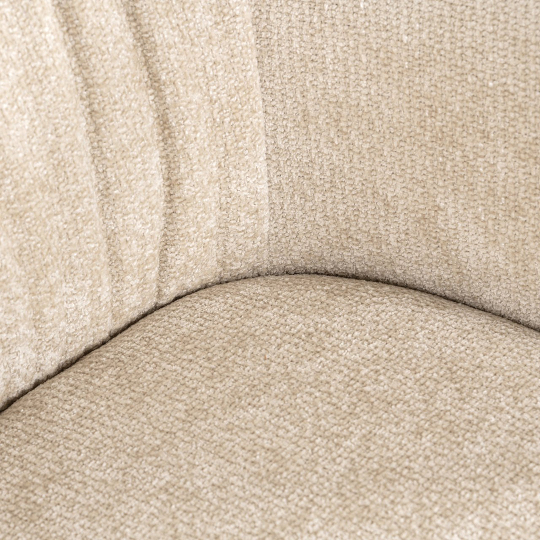 Eetkamerstoel Madeline cream unicorn swivel