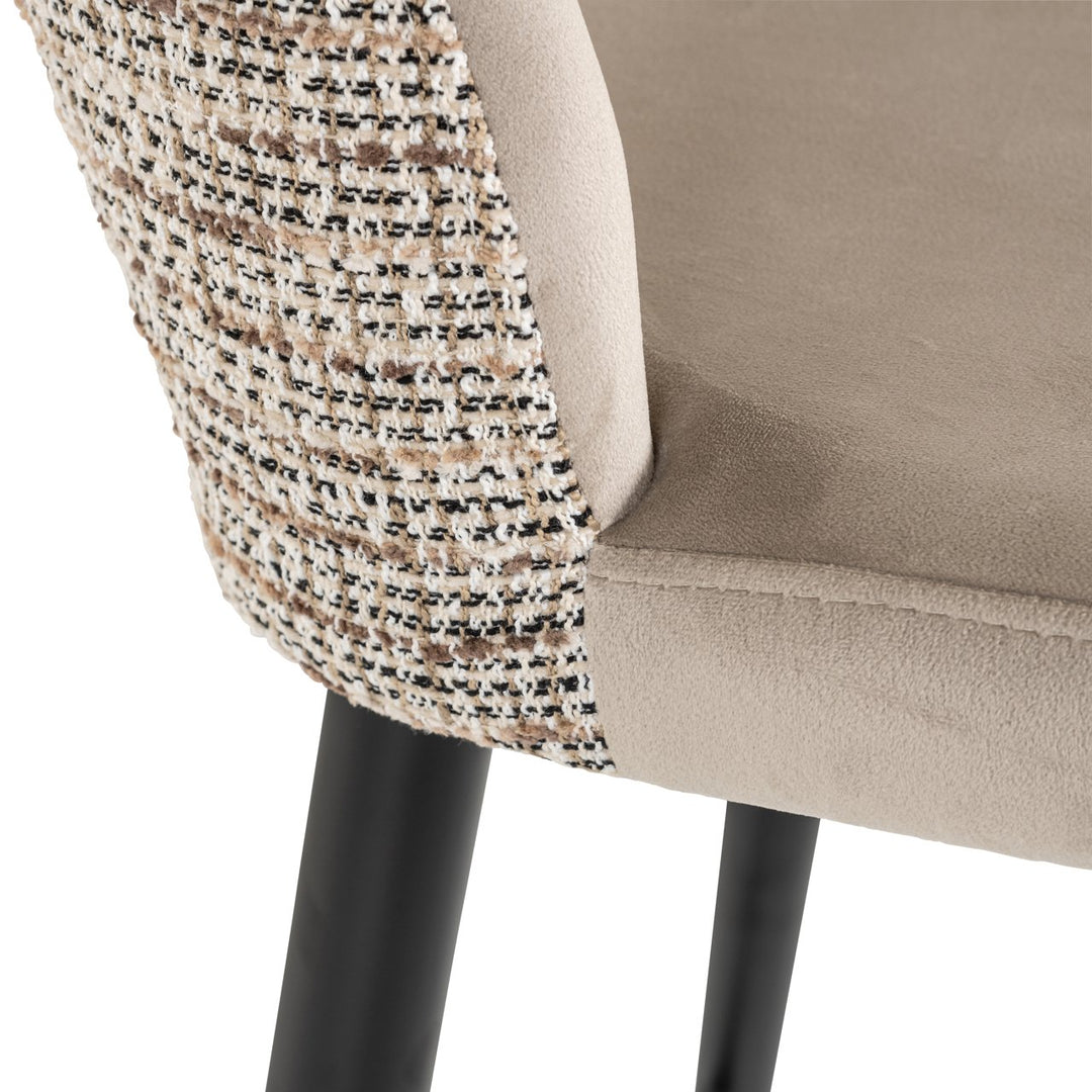 Barstoel Tabitha trendy nature fire retardant