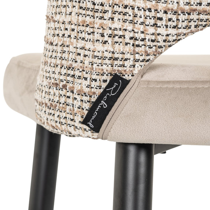Barstoel Tabitha trendy nature fire retardant