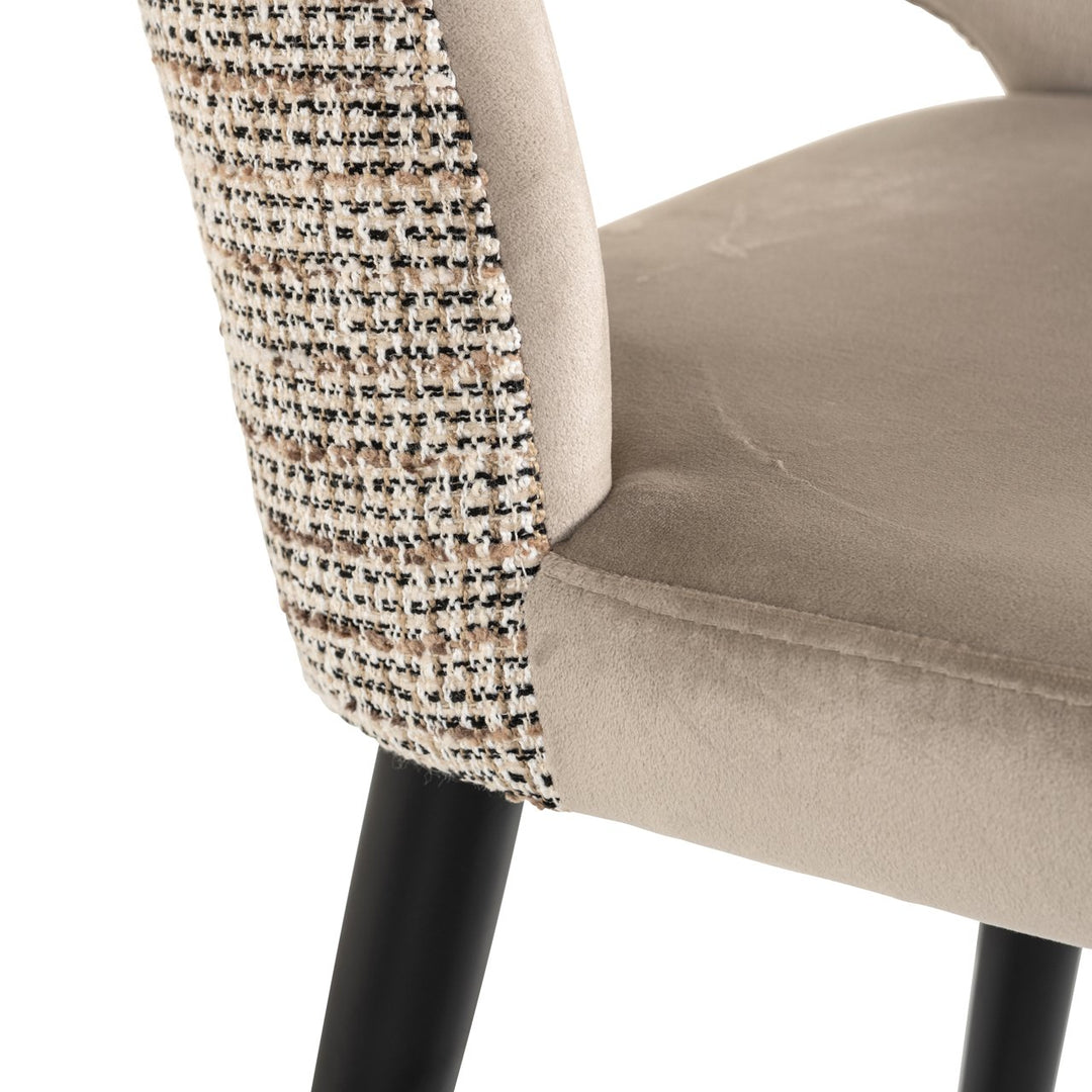 Counterstoel Tabitha trendy nature fire retardant