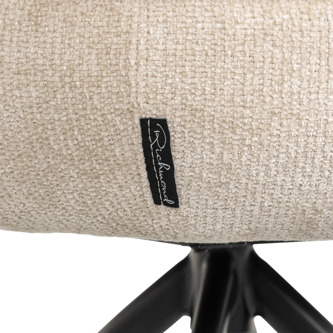 Eetkamerstoel Kayla cream unicorn swivel