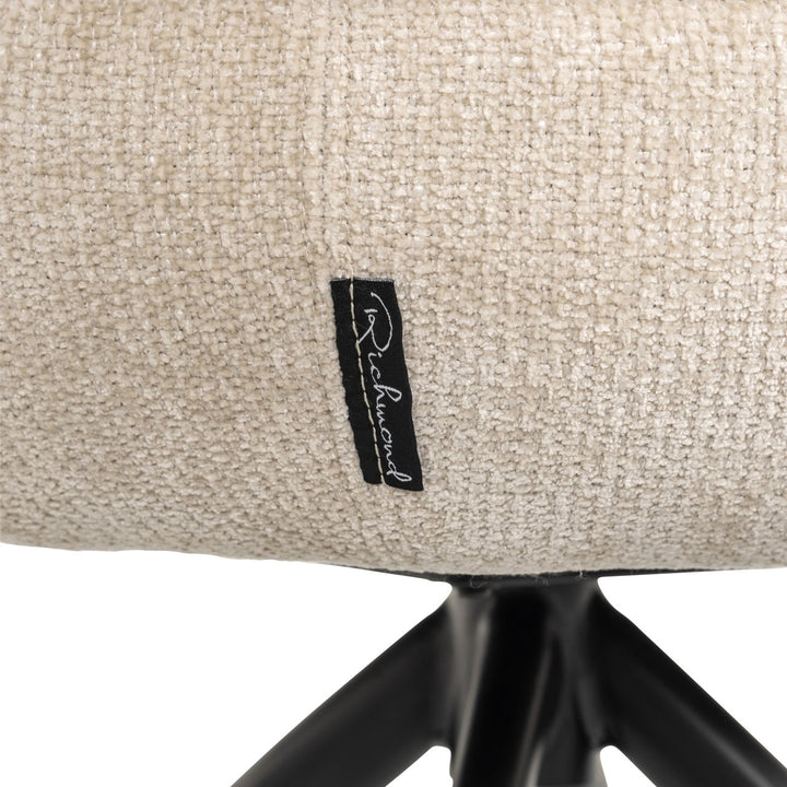 Eetkamerstoel Kayla cream unicorn swivel