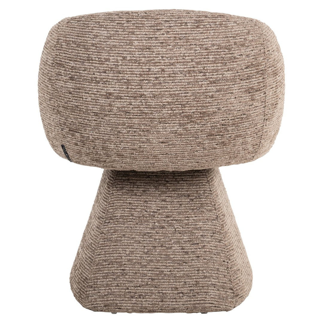 Eetkamerstoel Quiriro mocca linear swivel