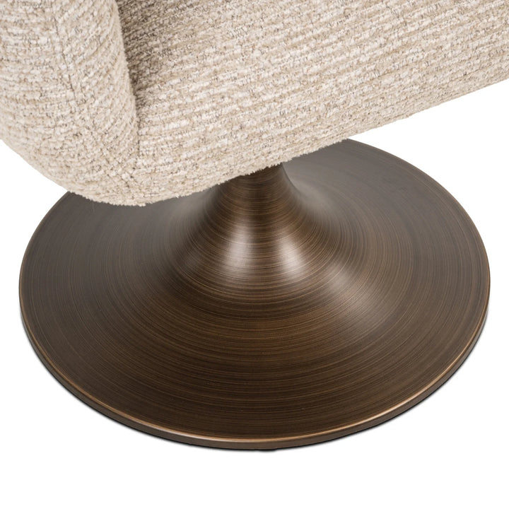 Eetkamerstoel Aldo natural linear swivel