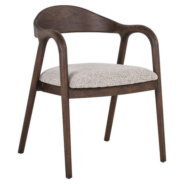 Eetkamerstoel Mihara mocca fancy