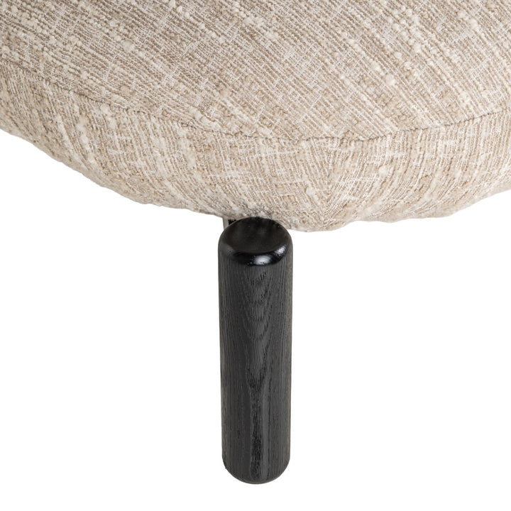 Lounge stoel Ornella beige angora