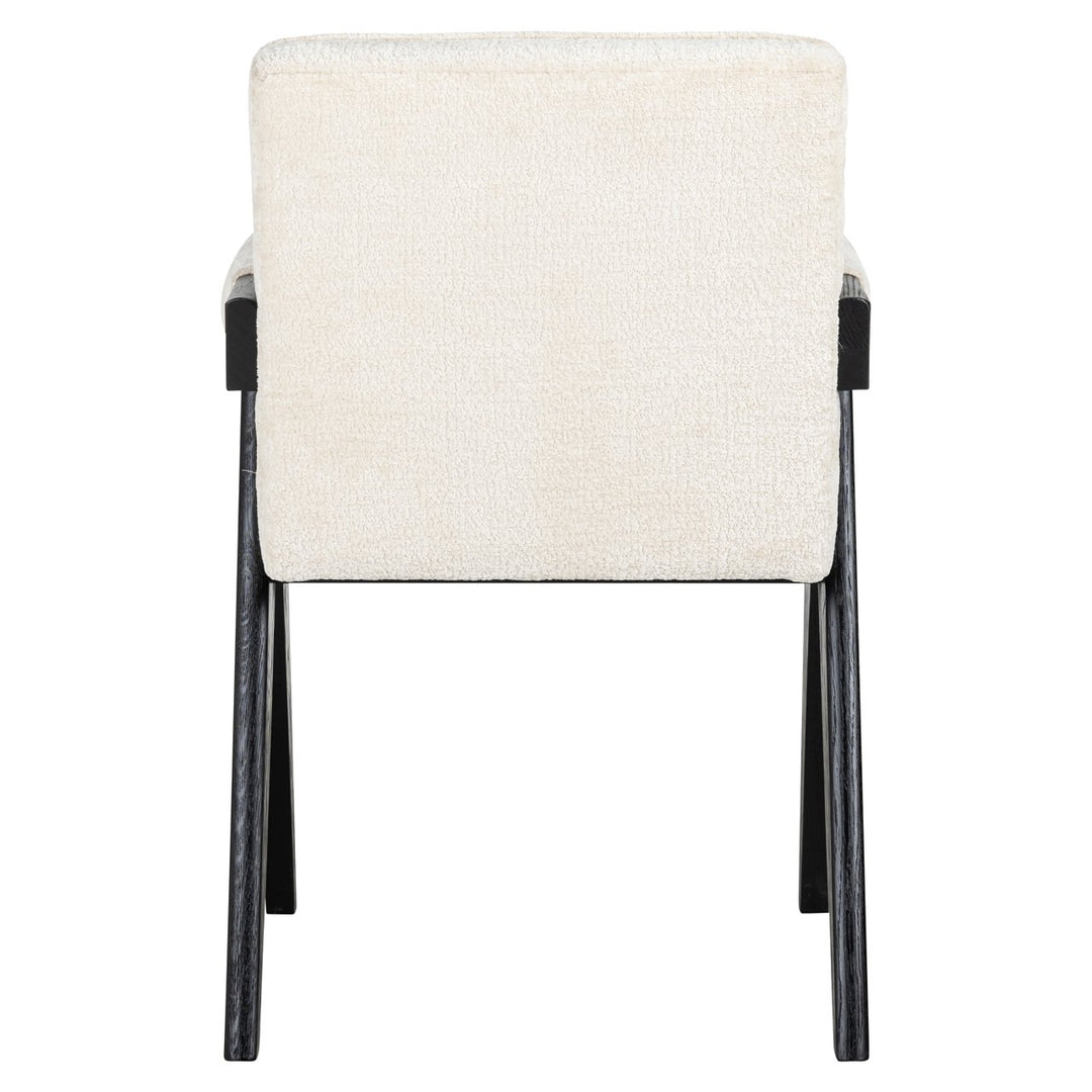 Eetkamerstoel Cooper white chenille