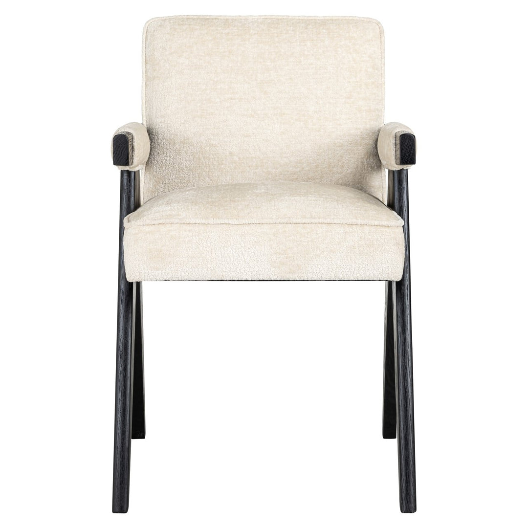 Eetkamerstoel Cooper white chenille