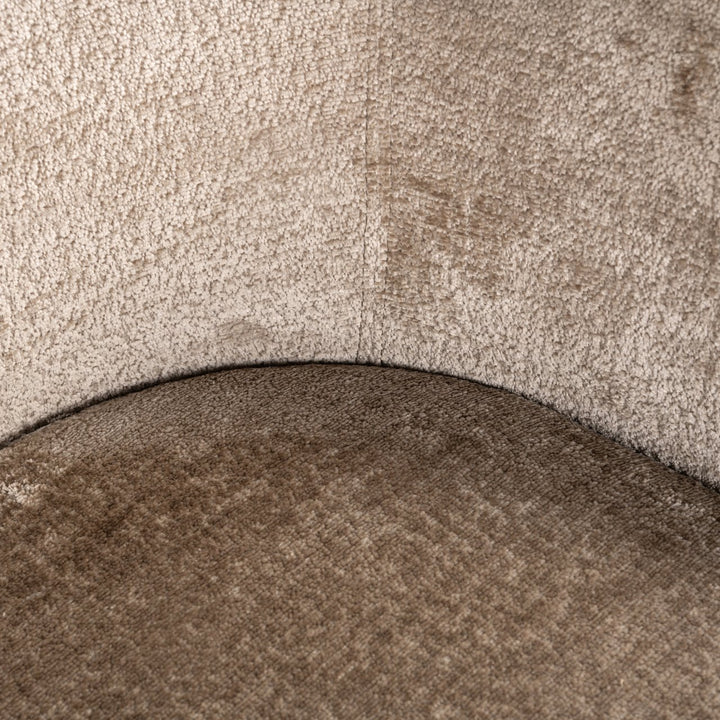 Eetkamerstoel Ruby taupe chenille