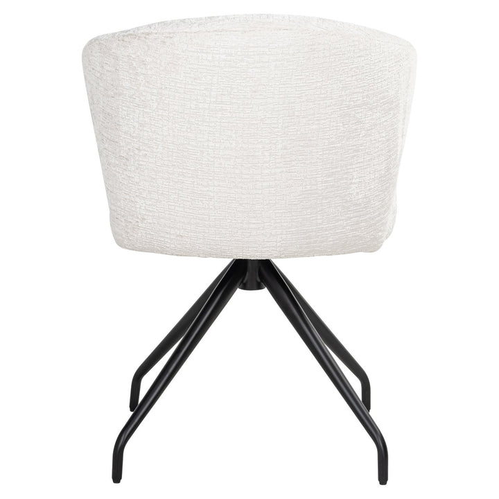 Eetkamerstoel Milly cream fusion swivel