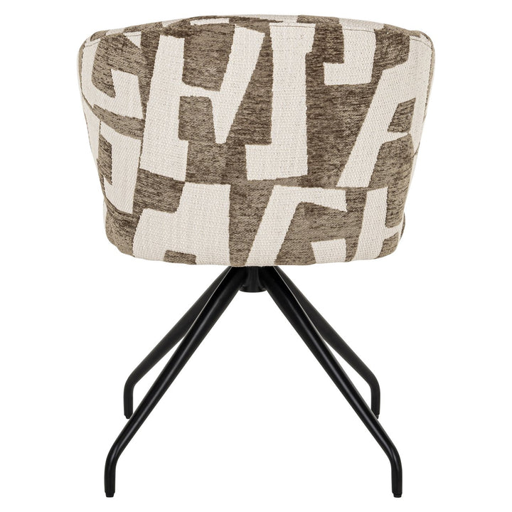 Eetkamerstoel Milly moss graffic swivel