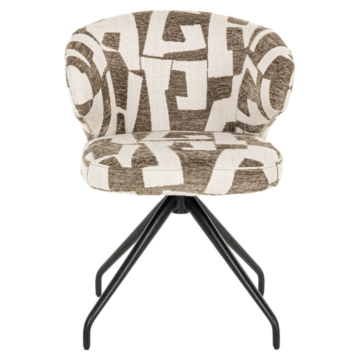 Eetkamerstoel Milly moss graffic swivel