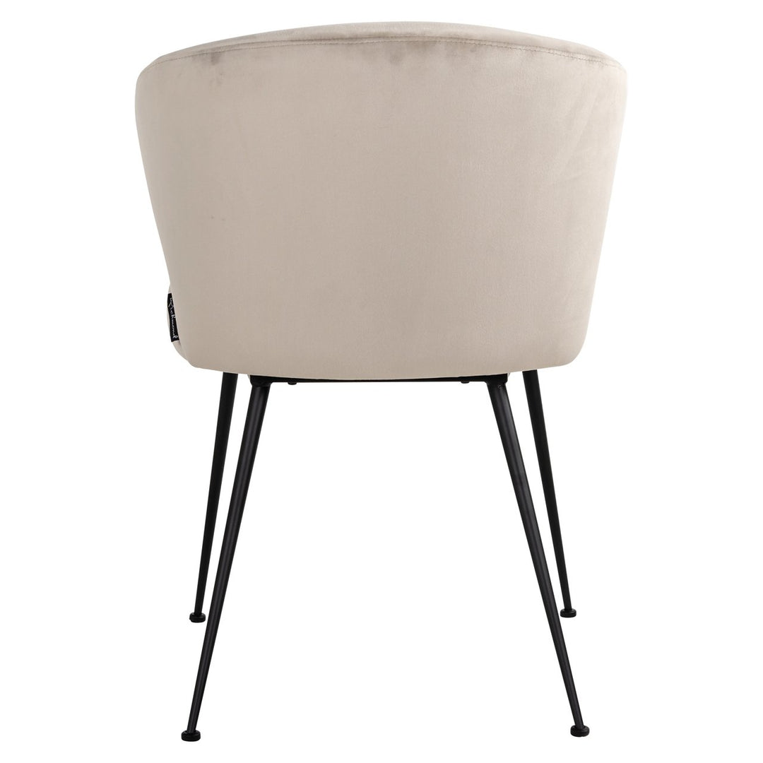 Eetkamerstoel Xandra khaki velvet
