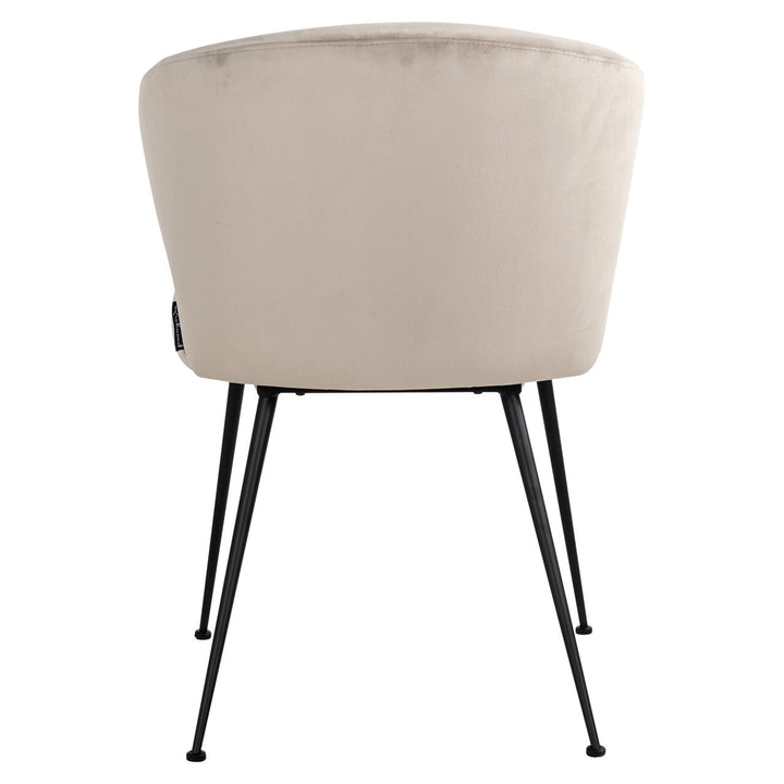 Eetkamerstoel Xandra khaki velvet