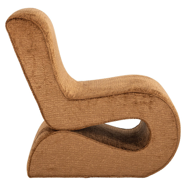 Lounge stoel Frankie cognac fusion