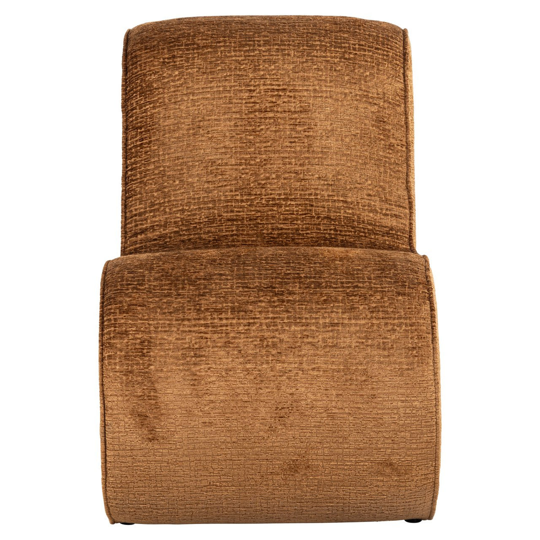 Lounge stoel Frankie cognac fusion