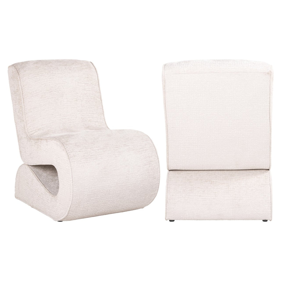 Lounge stoel Frankie cream fusion