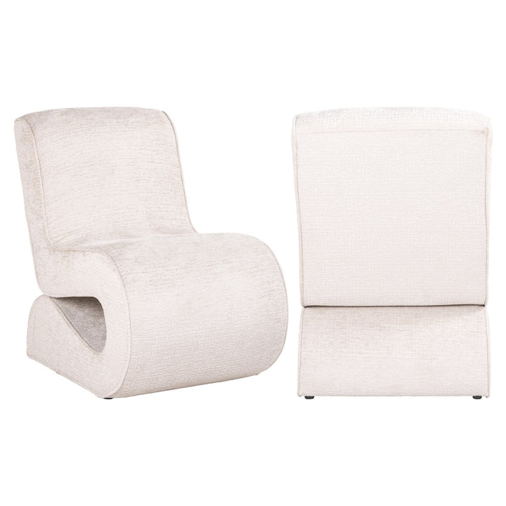 Lounge stoel Frankie cream fusion