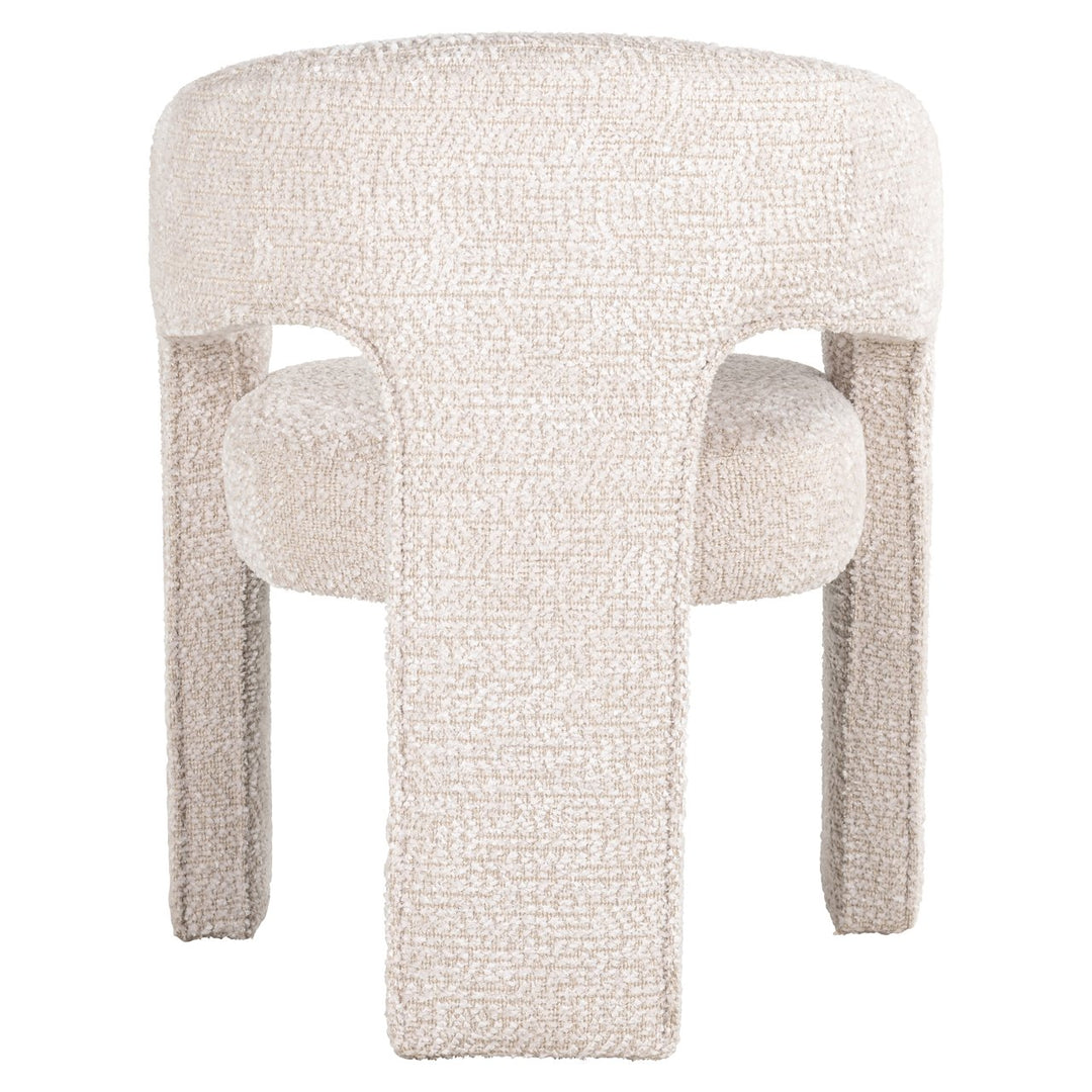 Eetkamerstoel Belle lovely cream fire retardant