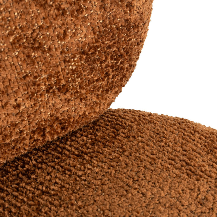 Lounge stoel Jace lovely cinnamon swivel