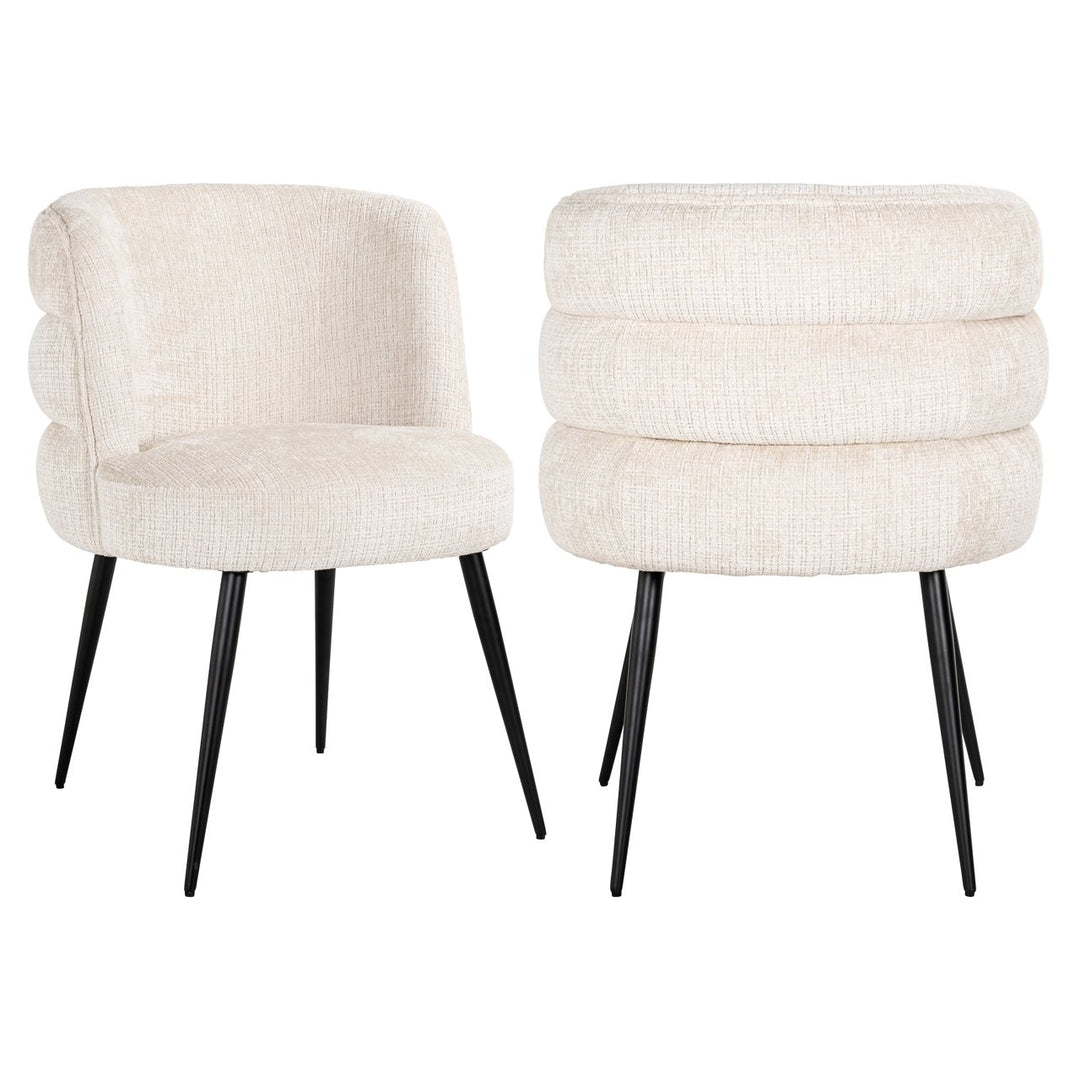 Eetkamerstoel Stella niagara beige fire retardant