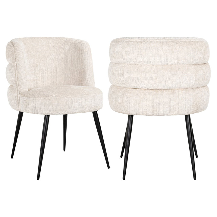 Eetkamerstoel Stella niagara beige fire retardant