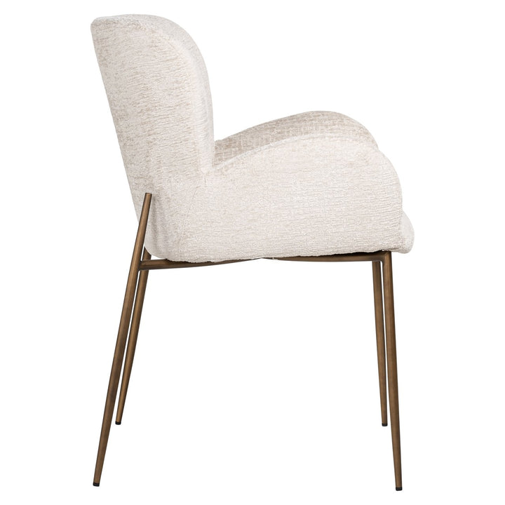 Eetkamerstoel Amber cream fusion fire retardant