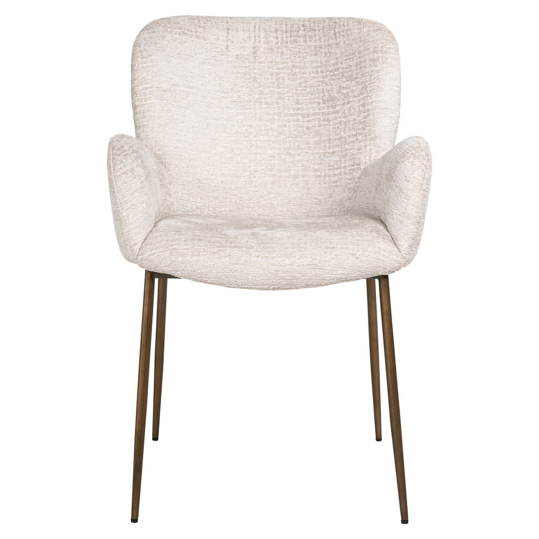 Eetkamerstoel Amber cream fusion fire retardant