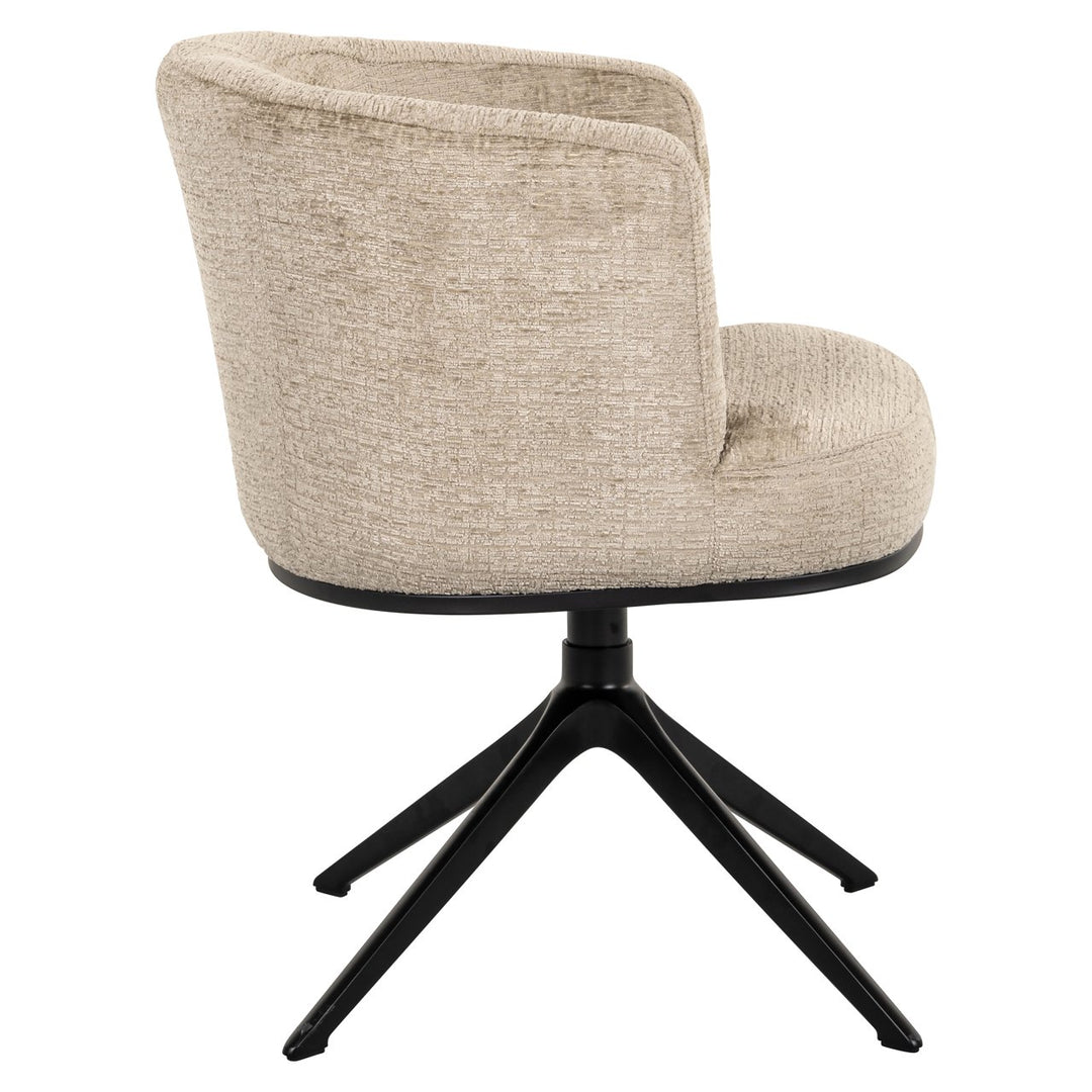 Eetkamerstoel Cheyenne desert fusion swivel fire retardant