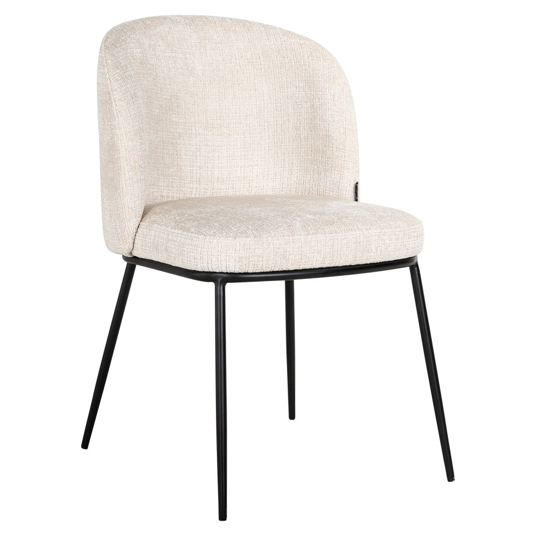 Eetkamerstoel Elvi niagara beige fire retardant (Set of 2)