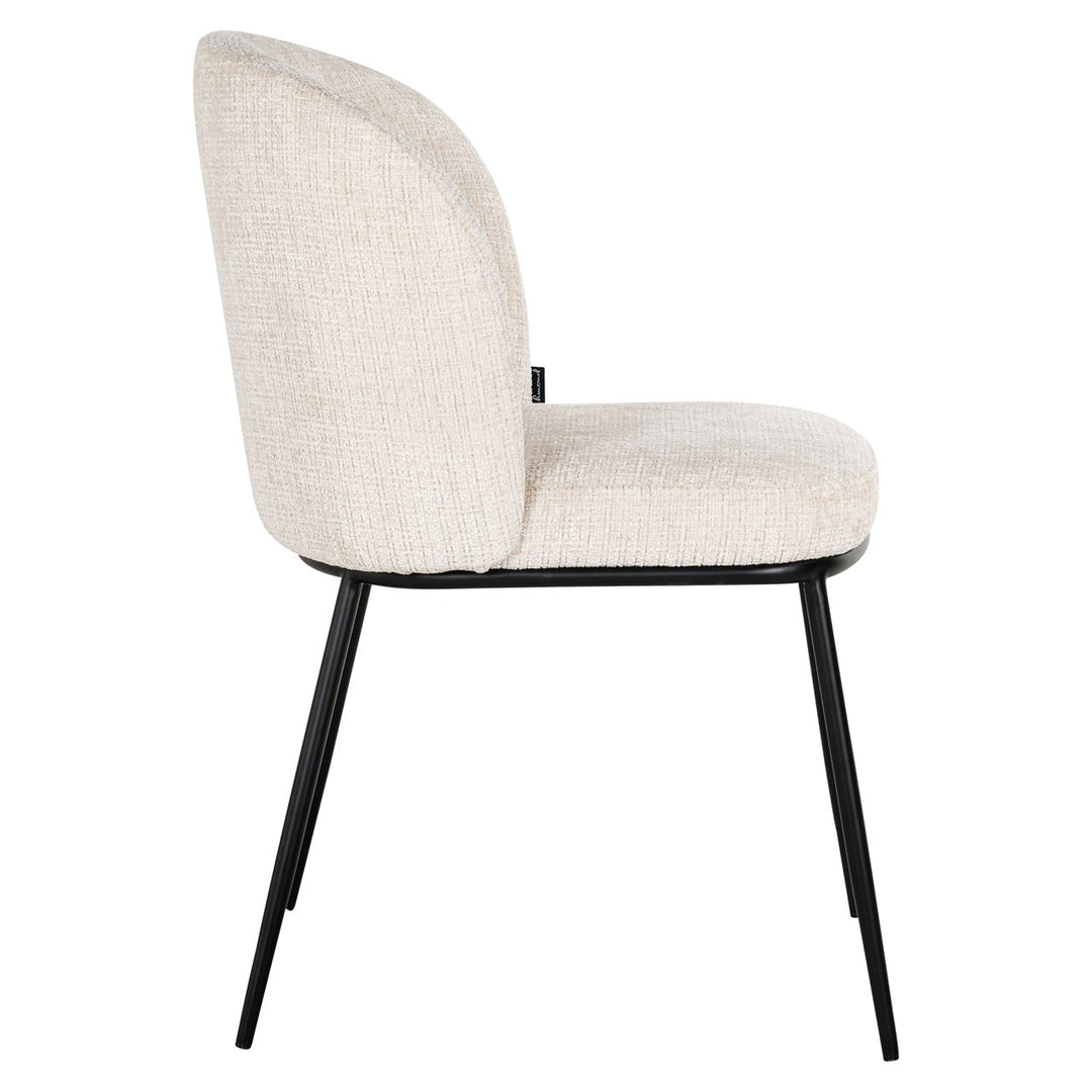 Eetkamerstoel Elvi niagara beige fire retardant (Set of 2)