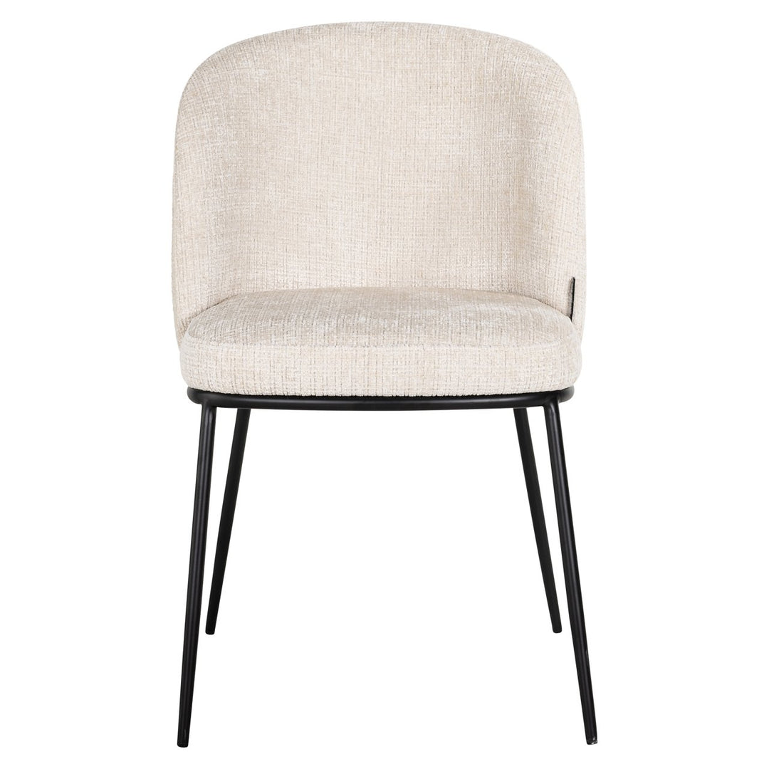 Eetkamerstoel Elvi niagara beige fire retardant (Set of 2)