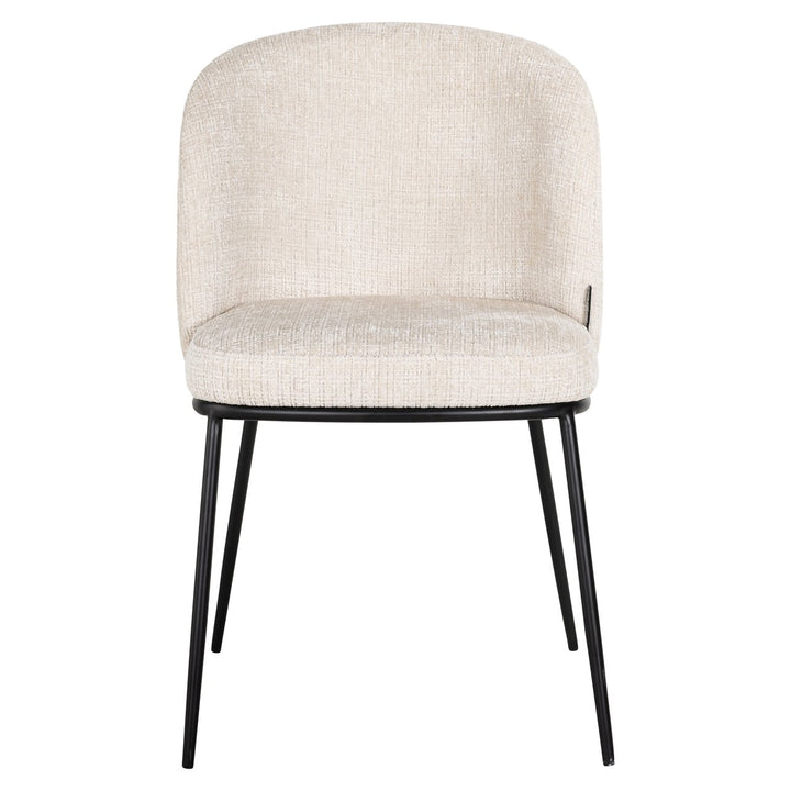 Eetkamerstoel Elvi niagara beige fire retardant (Set of 2)