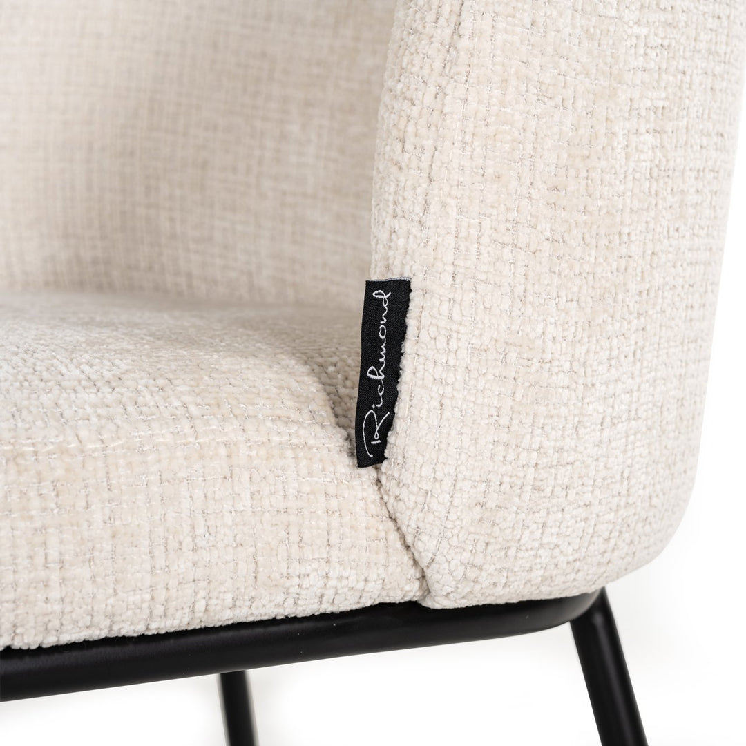 Eetkamerstoel Elvi niagara beige fire retardant (Set of 2)