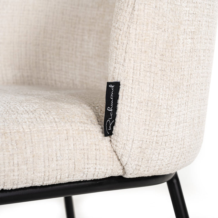 Eetkamerstoel Elvi niagara beige fire retardant (Set of 2)