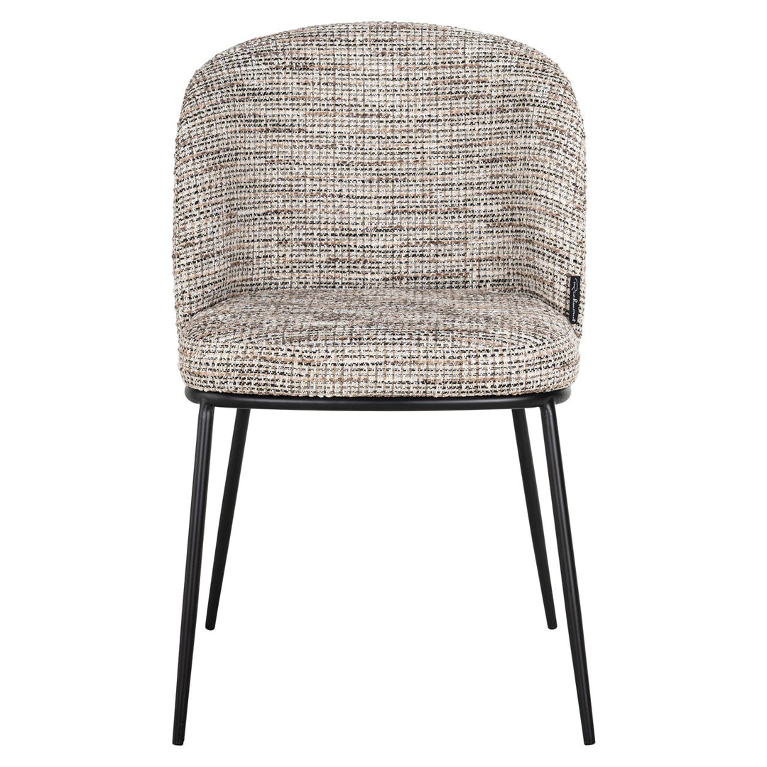 Eetkamerstoel Elvi trendy nature fire retardant (Set of 2)