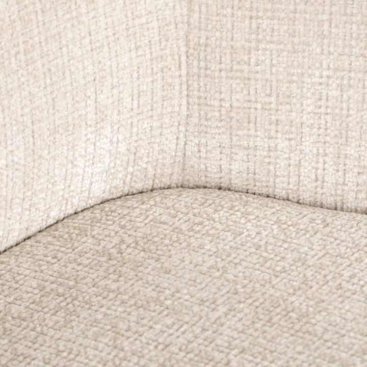 Eetkamerstoel Dakota niagara beige swivel with arm