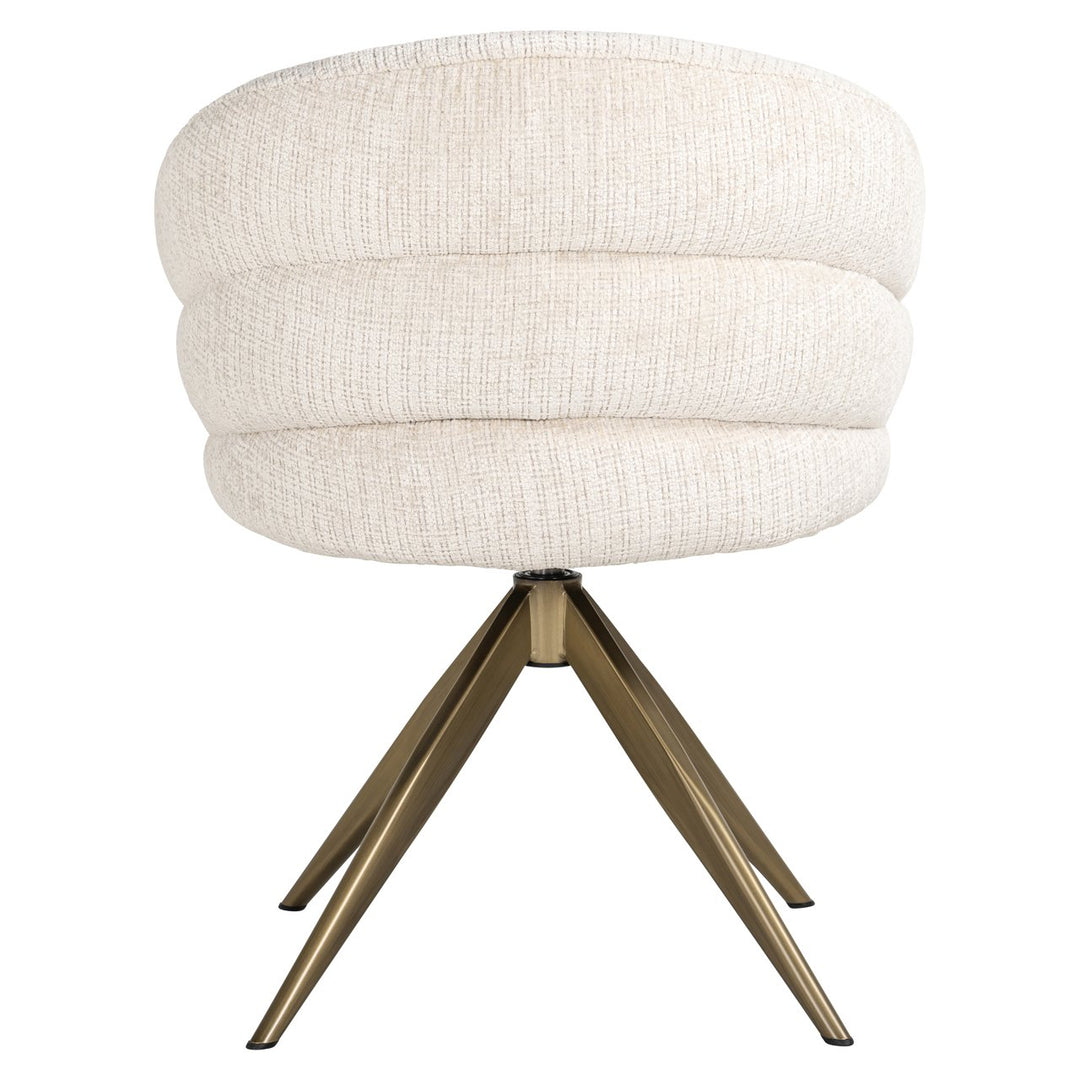 Eetkamerstoel Zendaya niagara beige swivel