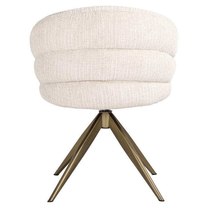 Eetkamerstoel Zendaya niagara beige swivel