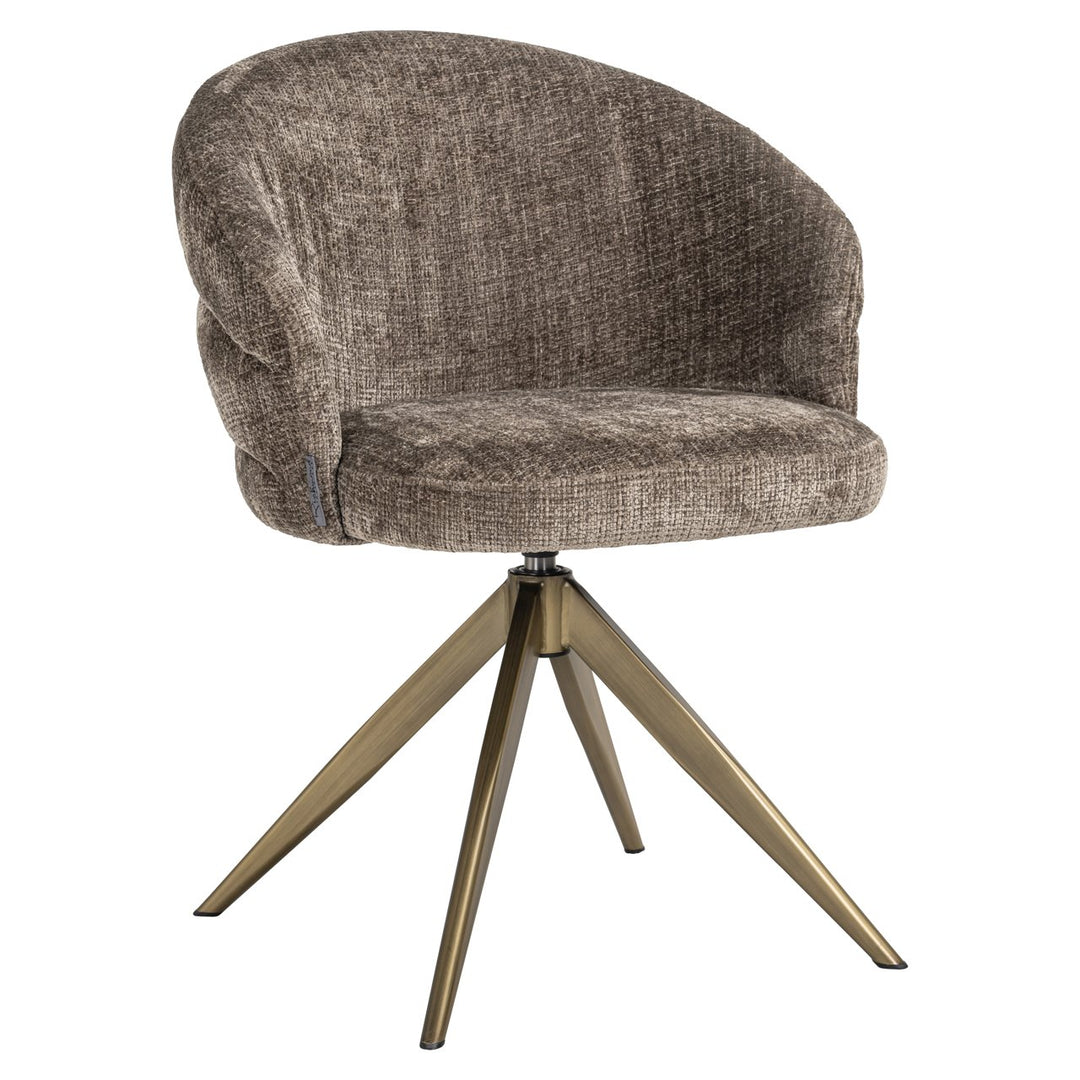 Eetkamerstoel Zendaya niagara stone swivel