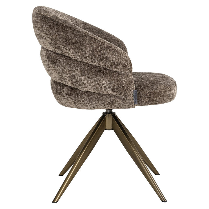 Eetkamerstoel Zendaya niagara stone swivel