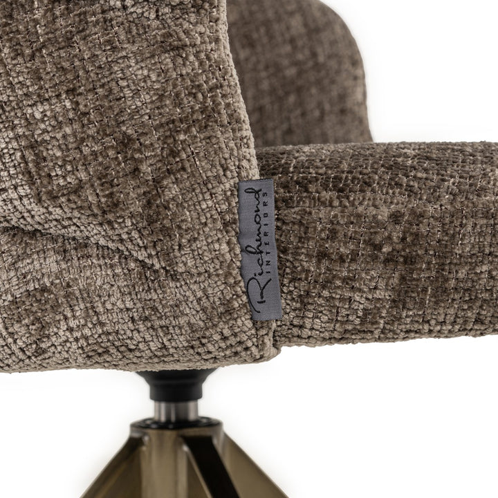 Eetkamerstoel Zendaya niagara stone swivel