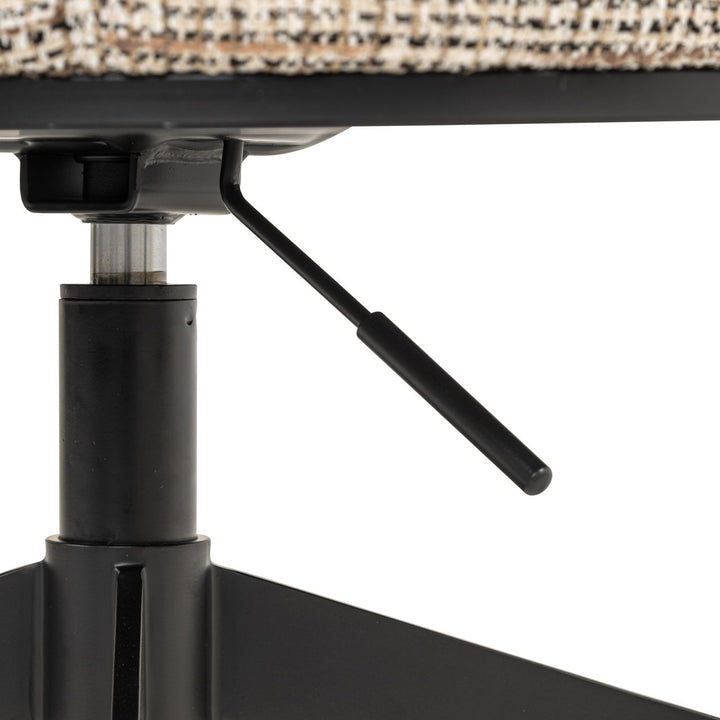 Eetkamerstoel Rochenne trendy nature swivel on wheels