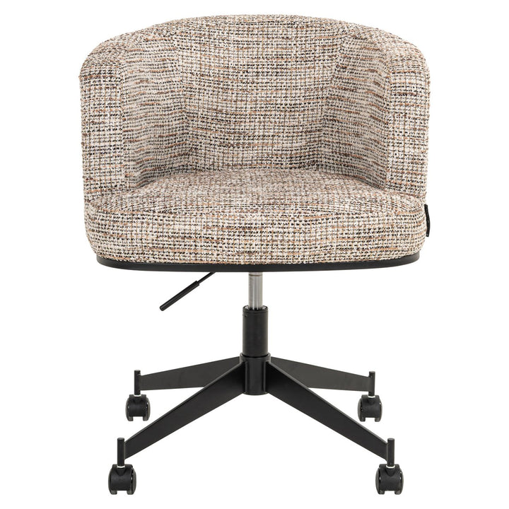 Eetkamerstoel Rochenne trendy nature swivel on wheels