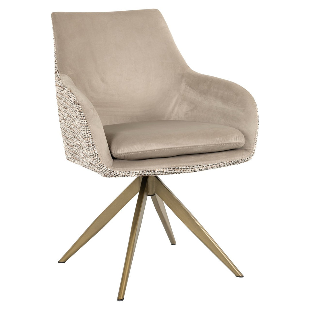 Eetkamerstoel Lisonne trendy nature swivel