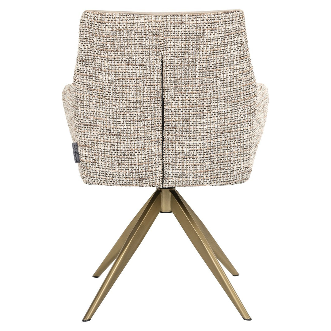 Eetkamerstoel Lisonne trendy nature swivel