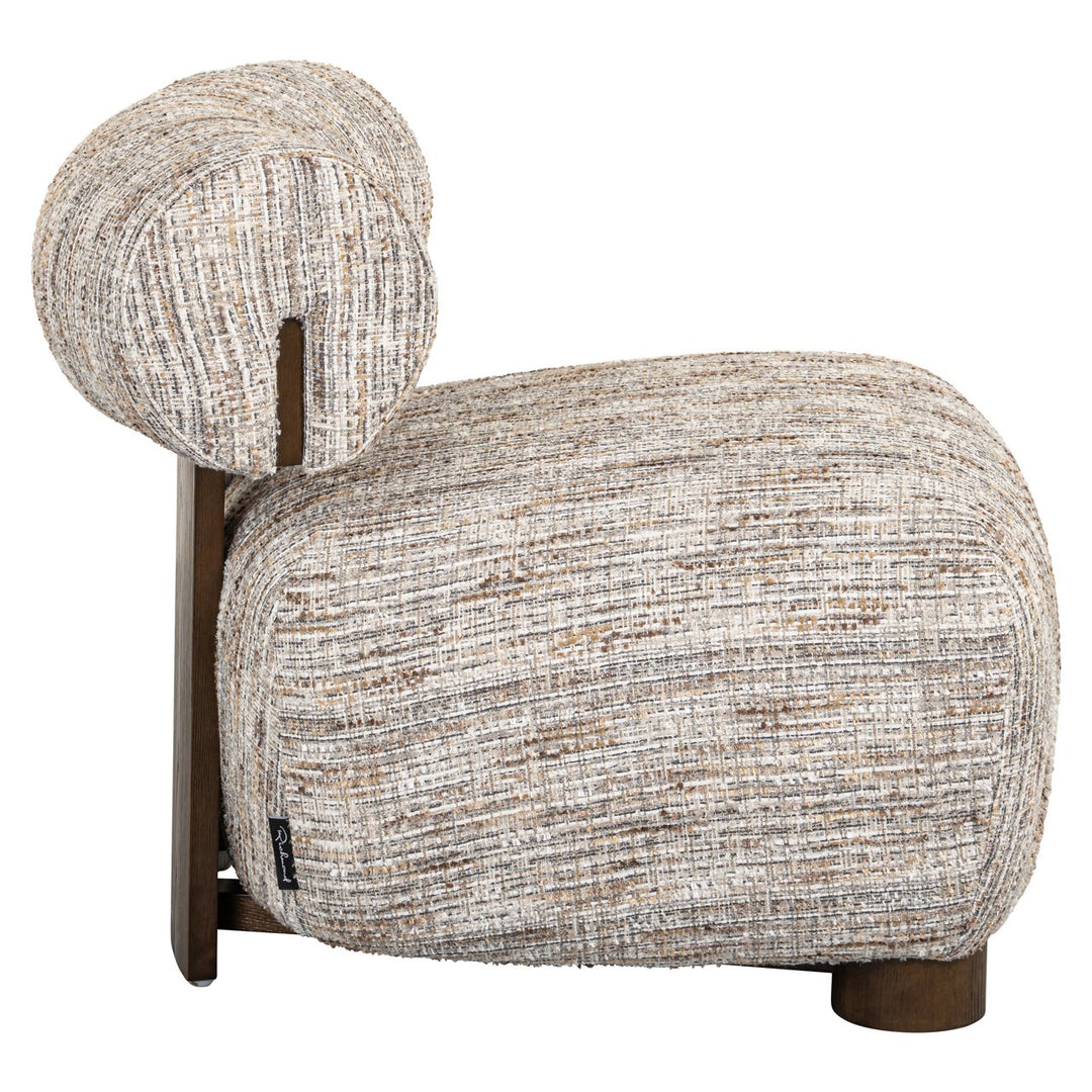 Lounge stoel Arabella greige coco